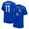 Camisola França Dembele 11 Homen Equipamento 1ª Euro 2024